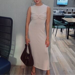 NAKD Twist-Front Maxi Dress in